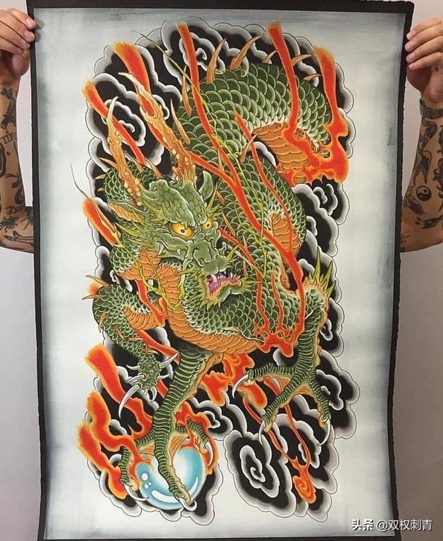 传统纹身手稿分享