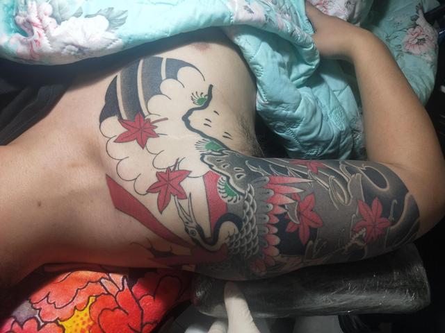 纹身，刺青，圆针